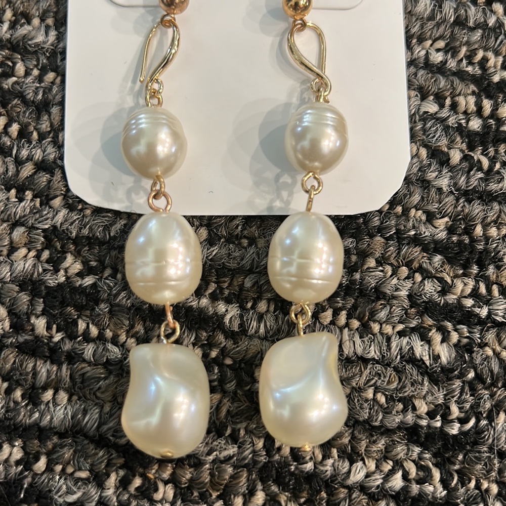 Brand New Dangling White Gold Stones | With Original Packaging |  Charter Club - Picture 2 of 4